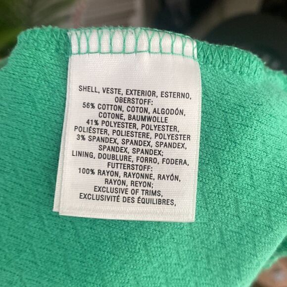 Anthropologie Green Short Mini Green Dress Size 02P - Picture 3 of 8